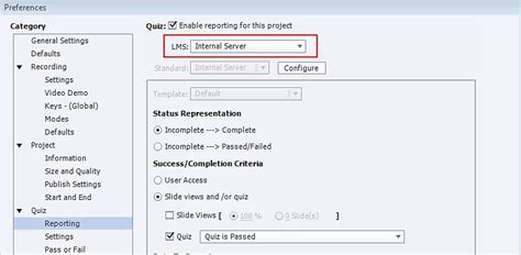 Report quiz results to an internal server