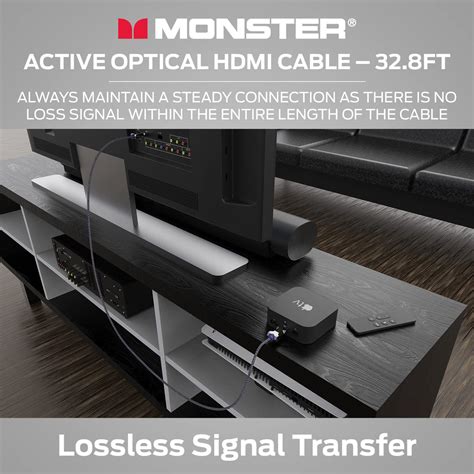 Monster M-Series 3000 (VMM20010) Ultra High Speed Active Optical HDMI ...