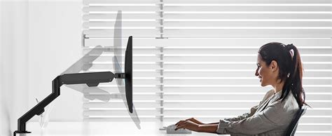 HEYMIX LIFE Single Monitor Arm, Ergonomic Monitor Stand VESA Mount ...