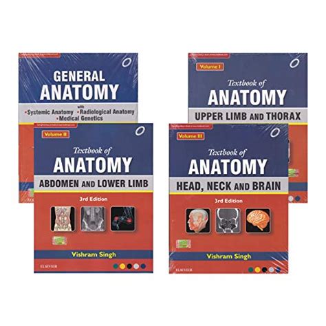 Buy Textbook of Anatomy Upper (Set Of 3 Volumes) With General Anatomy ...