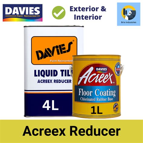 Davies Acreex Rubberized Floor Paint 1 Liter or 4 Liters Floor Coating ...