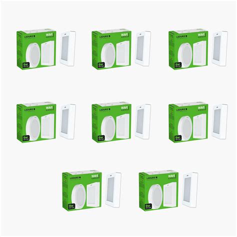LEDURE Wave Surface 9W Square Surface Downlight | Full Glow LED ...