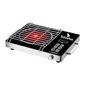 Buy TechnoPure 2200W Double Handle Infrared Induction Stove Radiant ...
