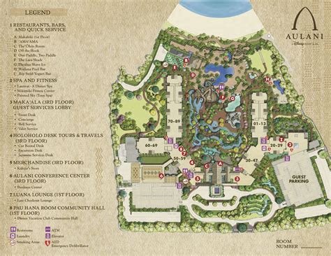 Disney Aulani Resort Floor Plan