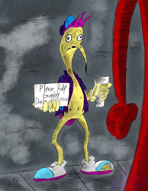 Gwimbly ( Smiling Friends ) by 1602jaw on DeviantArt