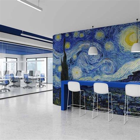 Legendary Van Gogh's Starry Night Painting Wallpaper Mural - Magicdecor®