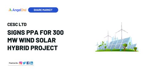 CESC Signs Power Purchase Agreement for 300 MW Wind-Solar Hybrid Project