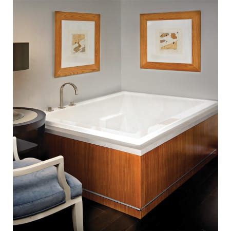 MTI Baths SM114-WH-DI Andrea 9 Designer 67" Drop In Acrylic Soaking Tub ...