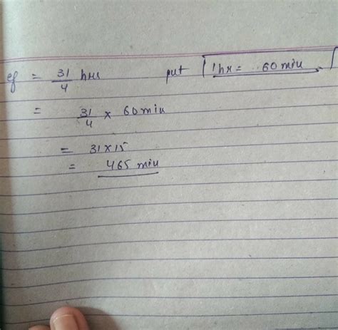 how to convert fraction into hours and minutes - Brainly.in