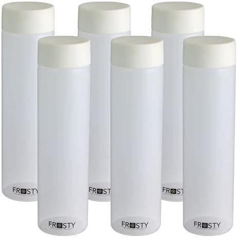 AQUAWARE Frosty Plastic Food Grade Fridge Round Water Bottle Gift Set(6 ...