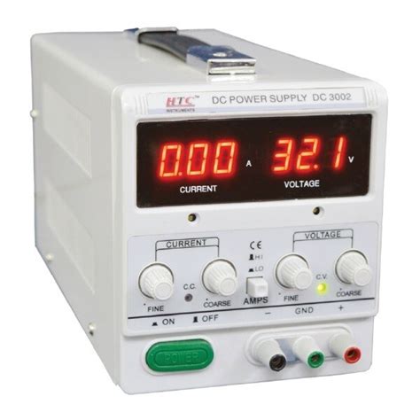 HTC DC3002 - DC Regulated Power Supply 0-30VDC / 0-2A