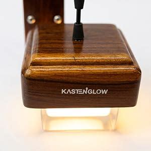 KASTENGLOW Wooden Wall Light with Warm White LED 10 W | Modern Wall ...