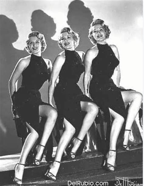 The Del Rubio triplets, crica 1950. : r/OldSchoolCool