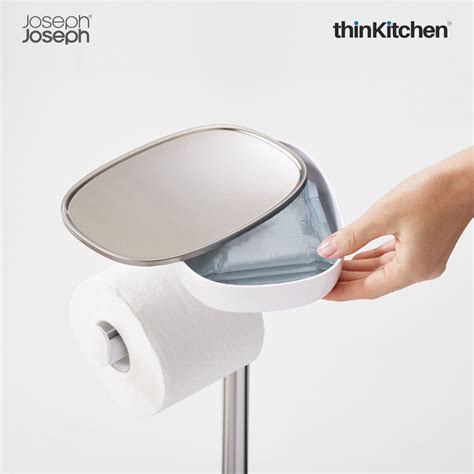 Buy Joseph Joseph Easystore Toilet Paper Holder With Flex Steel Toilet ...