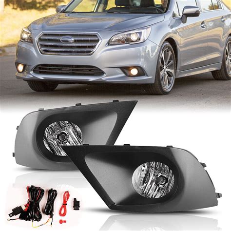 For 2015-2016 Subaru Legacy Fog Lights Front Bumper Lamps Pair w/Wiring Switch | eBay