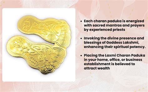 Buy UROOH Divya Spiritual Laxmi Charan Paduka Energised Maa Lakshmi ...