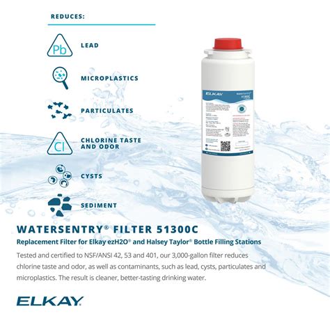 WaterSentry Plus Filter 51300C - 3000 Gallon Capacity | Elkay