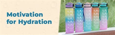 Buy Kuber Industries Motivational Water Bottle with Time Marker ...