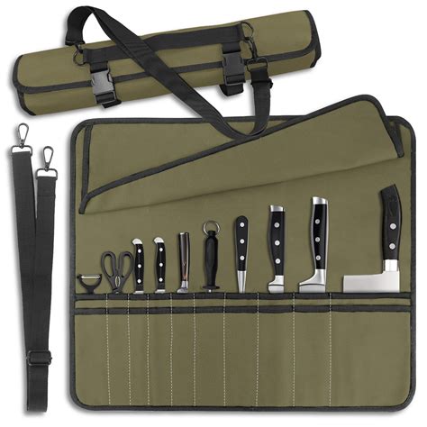 chuangyanUS Chef Knife Bag With 24 Slots Cutlery Knives Holders ...