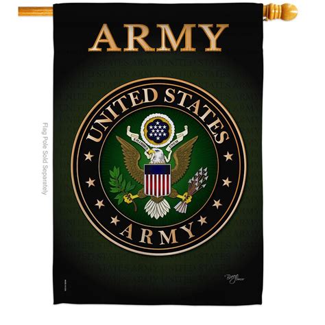 Buy 28 in. x 40 in. Army House Flag Double-Sided Armed Forces ...