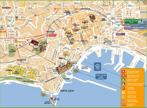 Detailed Map Of Naples Italy