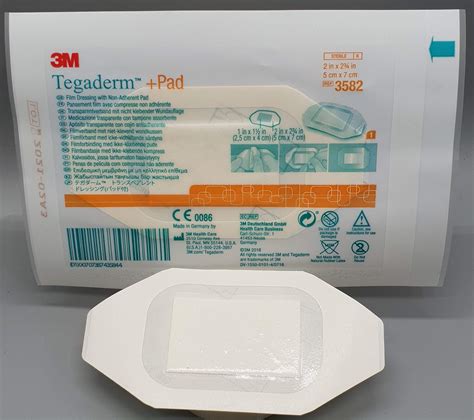 TEGADERM Plus +PAD 3M Film Dressings 5cm x 7cm x10 3582 Transparent ...