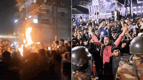 Overnight unrest in Bangladesh: Anti-India protests erupt; how events ...