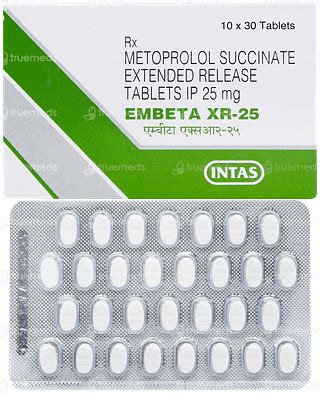Embeta Xr 25 Tablet: Uses, Side Effects, Price & Substitutes