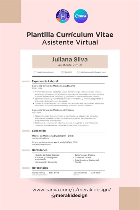 Image result for Virtual Assistant CV Template