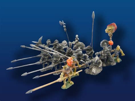 28mm Ahketon Saurians W/ Pikes Halberds W/ Command 20 - Etsy India