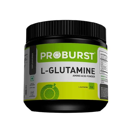 Proburst L-Glutamine Powder for Muscle Growth and Recovery, 5g ...