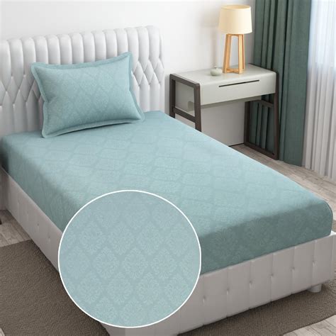 Fresh From Loom Microfiber Rotary Printed Bed Sheet - Single Bedsheet ...