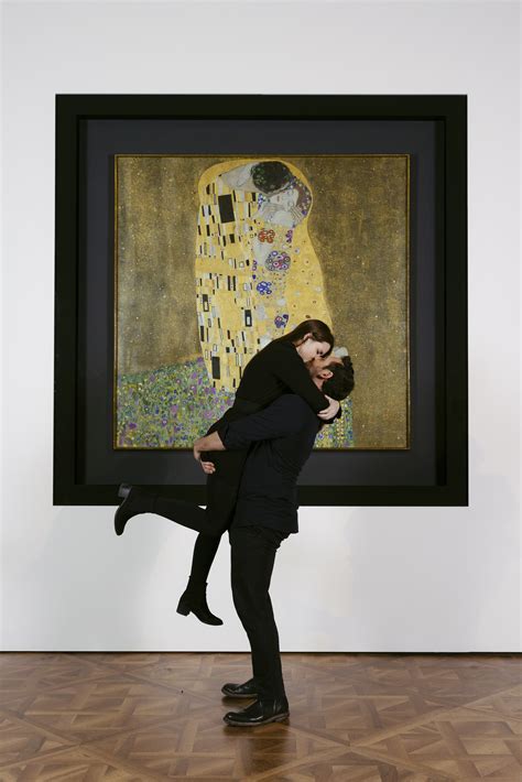 Kiss Painting Klimt's The Kiss In Vienna