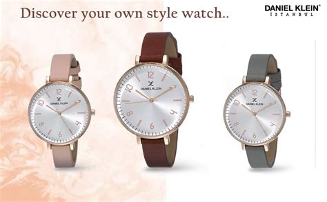 Buy Daniel Klein Leather Analog Silver Dial Women's Watch-Dk11983-3 at ...