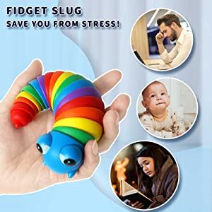 Buy Geoffrey Animal Shape Finger Slug Toys Clicky Sound Making Toy ...