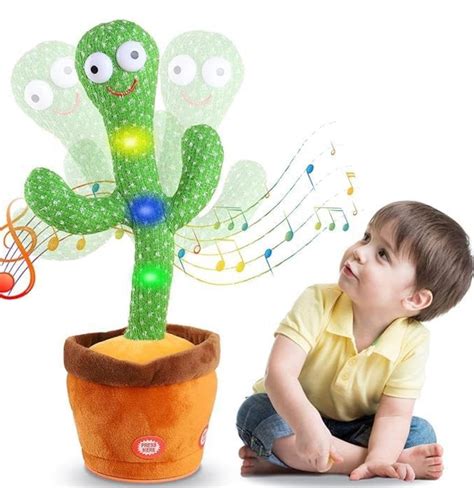 Buy Lai Lai USB Charging Dancing Talking Cactus Toy for Kids 120 Songs ...