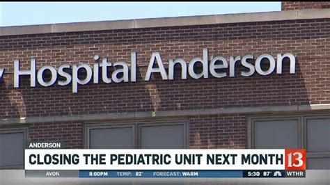 Community Hospital - Anderson shutting down pediatric unit July 1 | wthr.com