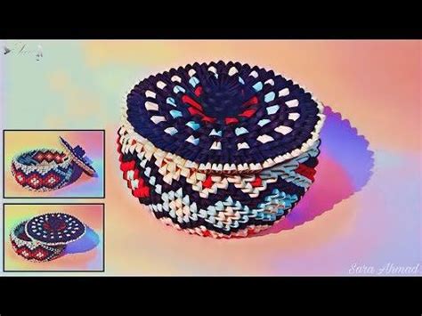 Image result for 3D Origami Box Tutorial