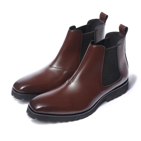 Marcos Featherlite - Dark Tan Chelsea Boots | Lusso Lifestyle