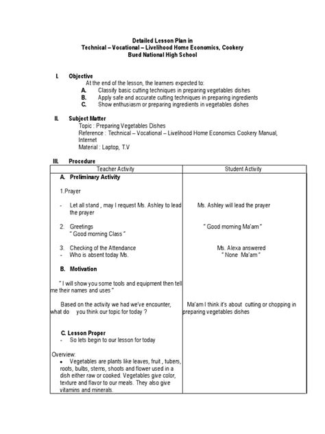 Image result for Cooking Activity Lesson Plan