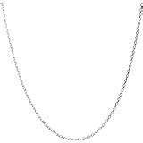 Clara Anti-Tarnish 92.5 Sterling Silver Silk Chain Necklace for Women ...