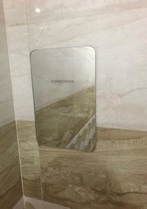 windowera NO DRILL REQUIRE / EASY STICK MIRROR / SIZE 9" INCH × 12 ...