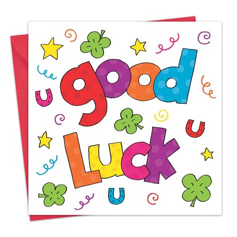 Good Luck Wishes Card Good Luck Card Sunshine For Breakfast