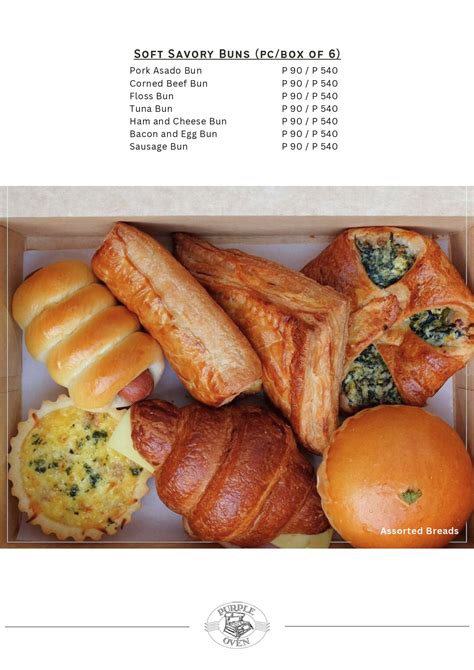 Purple Oven Philippines Menu and Prices [July 2024] - PhilMenu