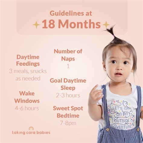 18 Month Old Sleep Schedule | Taking Cara Babies