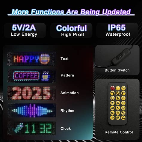 SuperRGB LED Eyes for Car Windshield, 15x4 LED Eye for India | Ubuy