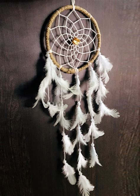 Get White Brown Jute Dreamcatcher at ₹ 550 | LBB Shop