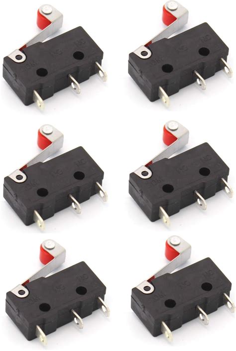 Invento 6pcs Micro Switch Mechanical End Stop For Reprap 3D Printer/CNC ...
