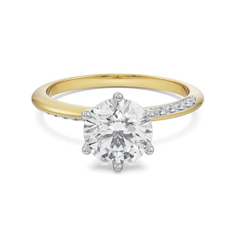 Buy Katie Round Lab Grown Diamond Ring Online At Emori