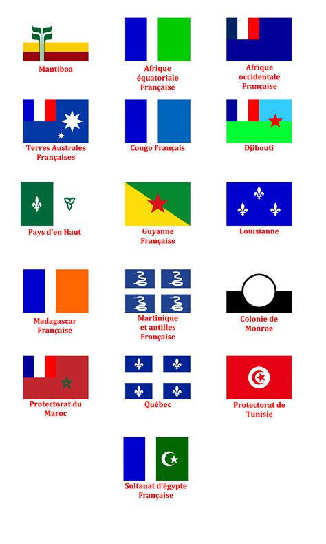 all flags of the greater French empire (mapping) by DimLordofFox on DeviantArt